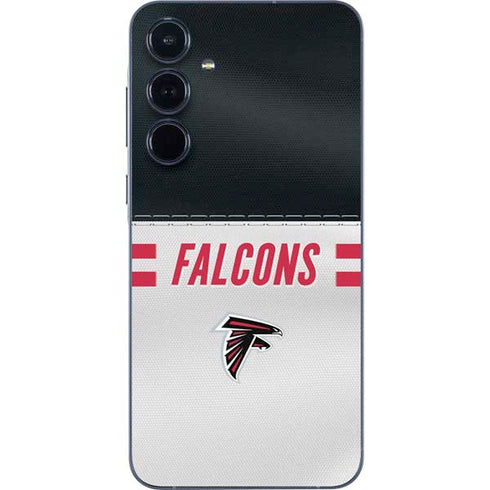 NFL Atlanta Falcons White Striped Galaxy A36 5G Skin